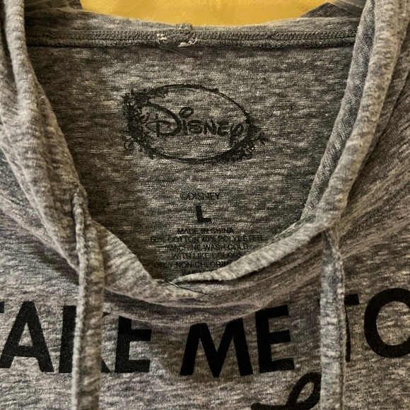 Disney “Take Me to Neverland” Long Sleeve Tee with Hood - Picture 2 of 4